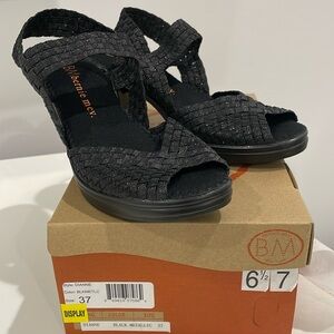 Bernie Mev Black metallic BRAND NEW IN BOX